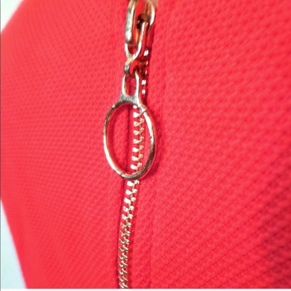 INC Red Zip Up Fit & Flare Dress Women’s Size S - Picture 7 of 7